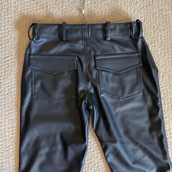 NWT Generation Love Paloma Vegan Leather Cargo Pants - Picture 4 of 10